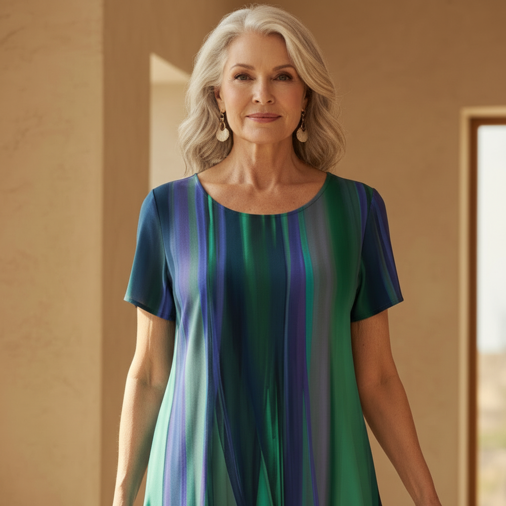 Genna | Casual Boho Gradient Dress