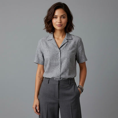 Liora | Chic Button-Up Shirt