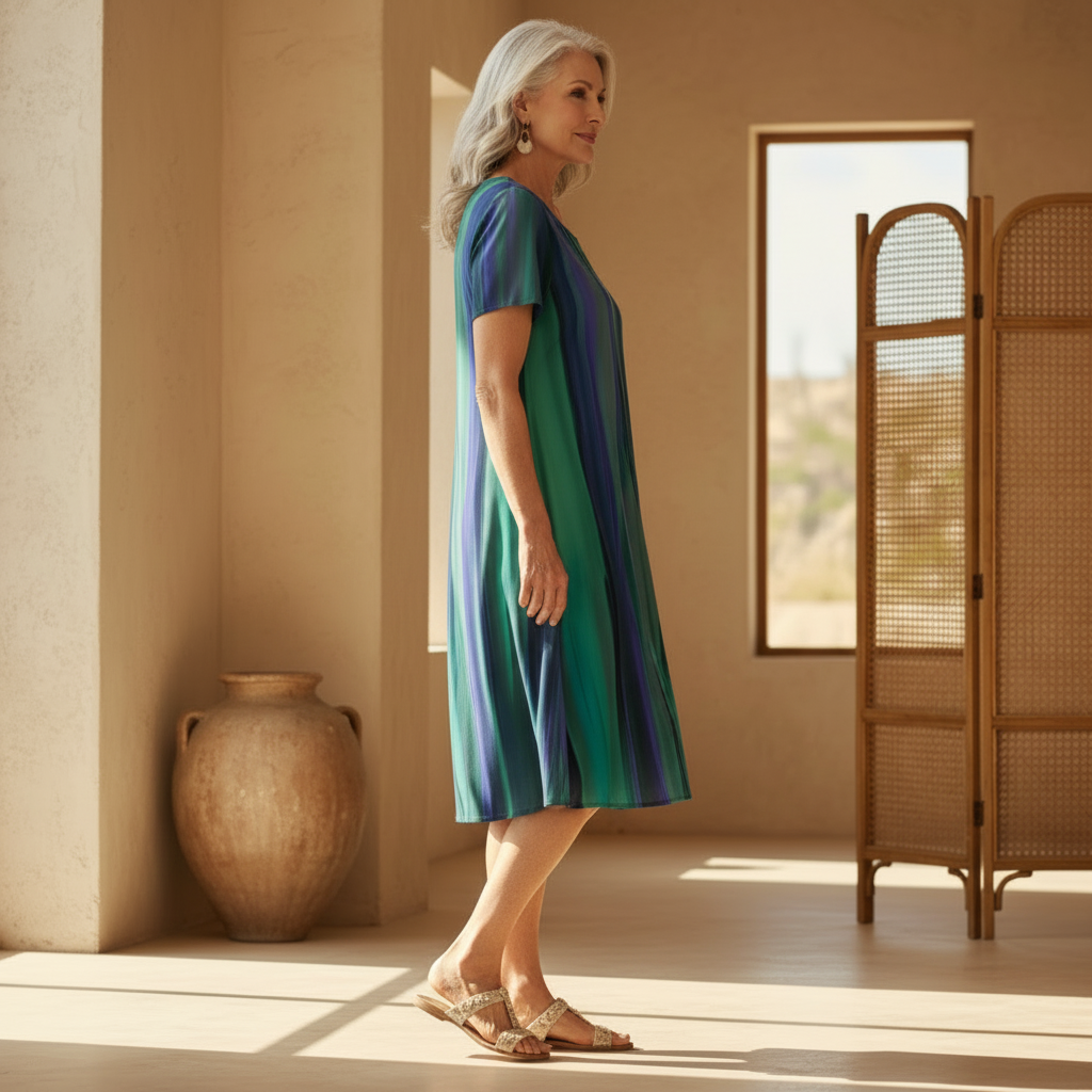 Genna | Casual Boho Gradient Dress