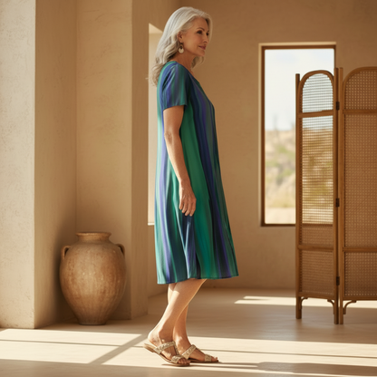 Genna | Casual Boho Gradient Dress